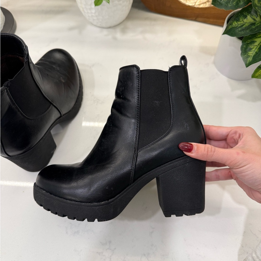 Black Ankle Booties - Picture 5 of 6